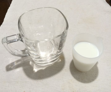 バリスタ、計量ミルクカップ