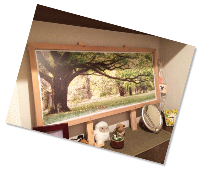 completed picture frame